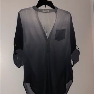Grey ombré blouse!